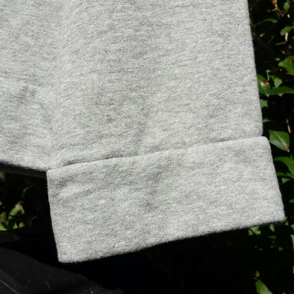 Rue21 Embroidered Floral Heather Gray Hoodie Pullover Sweatshirt M - Picture 6 of 8